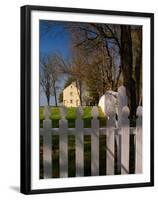 Distinctive Fence of Shaker Village of Pleasant Hill, Kentucky, USA-Adam Jones-Framed Premium Photographic Print