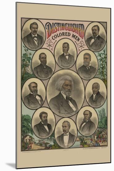 Distinguished Colored Men-null-Mounted Art Print