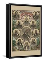 Distinguished Colored Men-null-Framed Stretched Canvas