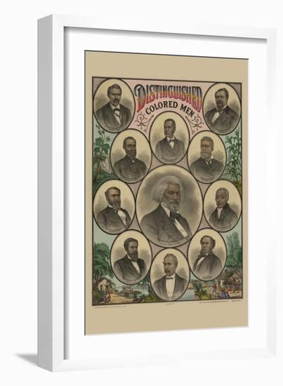 Distinguished Colored Men-null-Framed Art Print