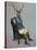 Distinguished Deer Full-Fab Funky-Stretched Canvas