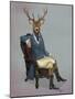 Distinguished Deer Full-Fab Funky-Mounted Premium Giclee Print