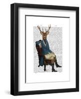 Distinguished Deer Full-Fab Funky-Framed Art Print