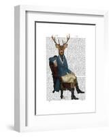 Distinguished Deer Full-Fab Funky-Framed Art Print