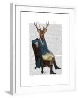 Distinguished Deer Full-Fab Funky-Framed Art Print