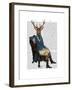 Distinguished Deer Full-Fab Funky-Framed Art Print