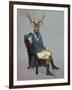 Distinguished Deer Full-Fab Funky-Framed Art Print