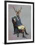 Distinguished Deer Full-Fab Funky-Framed Art Print