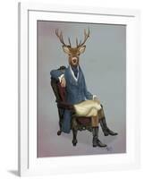 Distinguished Deer Full-Fab Funky-Framed Art Print