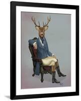 Distinguished Deer Full-Fab Funky-Framed Art Print