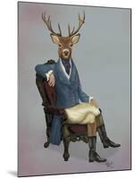 Distinguished Deer Full-Fab Funky-Mounted Art Print