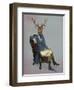 Distinguished Deer Full-Fab Funky-Framed Art Print