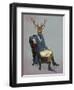 Distinguished Deer Full-Fab Funky-Framed Art Print