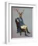 Distinguished Deer Full-Fab Funky-Framed Art Print