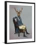 Distinguished Deer Full-Fab Funky-Framed Art Print