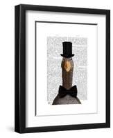 Distinguished Goose-Fab Funky-Framed Art Print