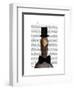 Distinguished Goose-Fab Funky-Framed Art Print