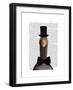 Distinguished Goose-Fab Funky-Framed Art Print