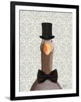 Distinguished Goose-Fab Funky-Framed Art Print