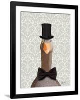 Distinguished Goose-Fab Funky-Framed Art Print