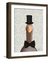 Distinguished Goose-Fab Funky-Framed Art Print