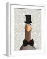 Distinguished Goose-Fab Funky-Framed Art Print