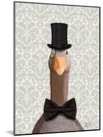 Distinguished Goose-Fab Funky-Mounted Art Print