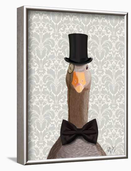 Distinguished Goose-Fab Funky-Framed Art Print