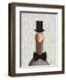 Distinguished Goose-Fab Funky-Framed Art Print