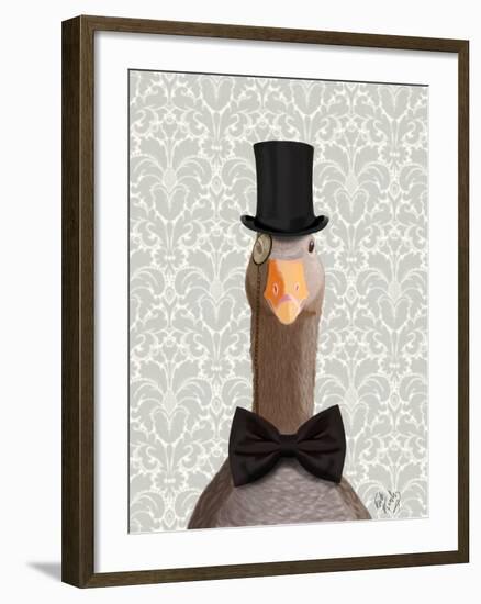 Distinguished Goose-Fab Funky-Framed Art Print