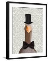 Distinguished Goose-Fab Funky-Framed Art Print