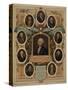 Distinguished masons of the revolution, 1876-American School-Stretched Canvas