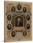 Distinguished masons of the revolution, 1876-American School-Stretched Canvas