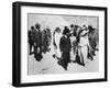 Distinguished visitors to the Tomb of Tutankhamun, Valley of the Kings, Egypt, 1923-Harry Burton-Framed Photographic Print