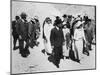 Distinguished visitors to the Tomb of Tutankhamun, Valley of the Kings, Egypt, 1923-Harry Burton-Mounted Photographic Print