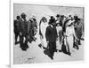 Distinguished visitors to the Tomb of Tutankhamun, Valley of the Kings, Egypt, 1923-Harry Burton-Framed Photographic Print