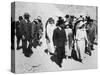 Distinguished visitors to the Tomb of Tutankhamun, Valley of the Kings, Egypt, 1923-Harry Burton-Stretched Canvas