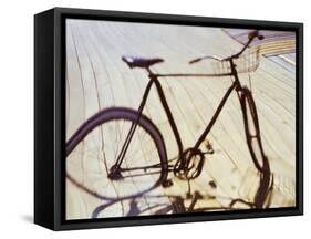 Distorted Image of a Bicycle-null-Framed Stretched Canvas