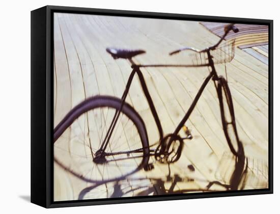 Distorted Image of a Bicycle-null-Framed Stretched Canvas