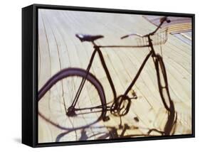 Distorted Image of a Bicycle-null-Framed Stretched Canvas