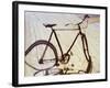 Distorted Image of a Bicycle-null-Framed Photographic Print