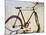 Distorted Image of a Bicycle-null-Mounted Photographic Print