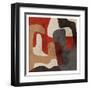 Distracted Beauty 2-Marcus Prime-Framed Art Print