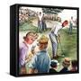 "Distracted Pro Golfer," July 2, 1960-Constantin Alajalov-Framed Stretched Canvas