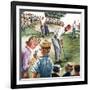 "Distracted Pro Golfer," July 2, 1960-Constantin Alajalov-Framed Giclee Print