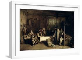 Distraining for Rent, 1815 (Panel)-Sir David Wilkie-Framed Giclee Print