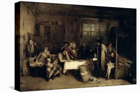 Distraining for Rent, 1815 (Panel)-Sir David Wilkie-Stretched Canvas