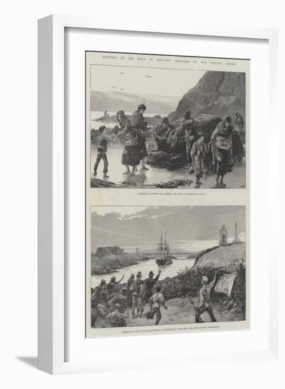 Distress in the West of Ireland-William Heysham Overend-Framed Giclee Print