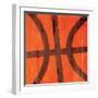 Distressed Basketball-Marcus Prime-Framed Art Print