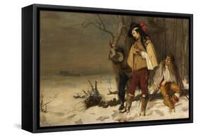 Distressed Cavaliers Turned Highwaymen, 1861-John Pettie-Framed Stretched Canvas